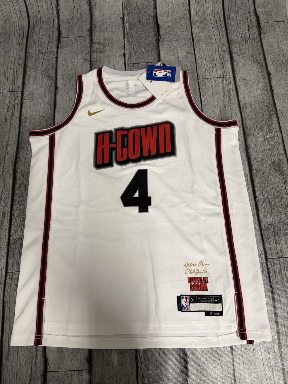 NWT Youth Nike Houston Rockets Jalen Green City Connect Jersey XL 18/20 Swingman